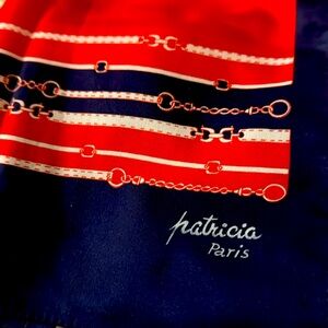PATRICIA PARIS silk scarf
